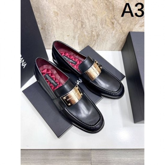 2025 Fall/Winter New DOLCE & GABBANA Dolce & Gabbana Men's Business Shoes Sophisticated Adult Style