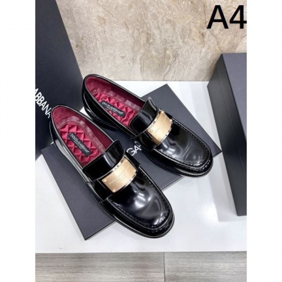 2025 Fall/Winter New DOLCE & GABBANA Dolce & Gabbana Men's Business Shoes Sophisticated Adult Style