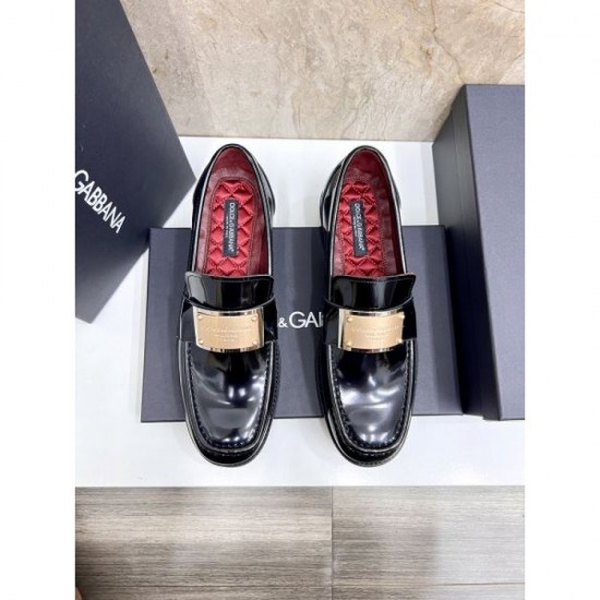 2025 Fall/Winter New DOLCE & GABBANA Dolce & Gabbana Men's Business Shoes Sophisticated Adult Style