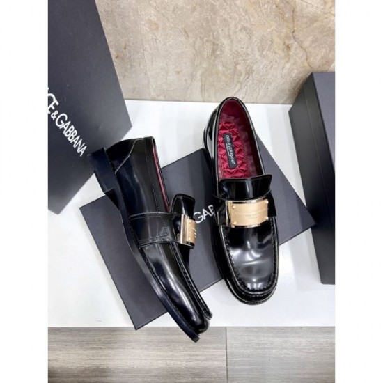 2025 Fall/Winter New DOLCE & GABBANA Dolce & Gabbana Men's Business Shoes Sophisticated Adult Style