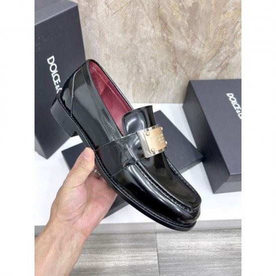 2025 Fall/Winter New DOLCE & GABBANA Dolce & Gabbana Men's Business Shoes Sophisticated Adult Style