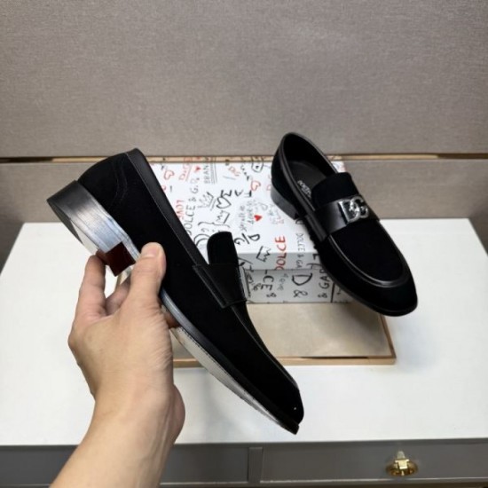 2025 Fall/Winter New DOLCE & GABBANA Dolce & Gabbana Men's Business Shoes High visibility and elegant impression