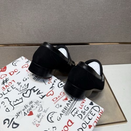 2025 Fall/Winter New DOLCE & GABBANA Dolce & Gabbana Men's Business Shoes High visibility and elegant impression