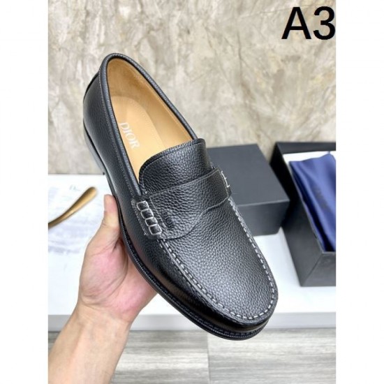 2025 Fall/Winter New DIOR Dior Men's Business Shoes Calm and High Quality Design