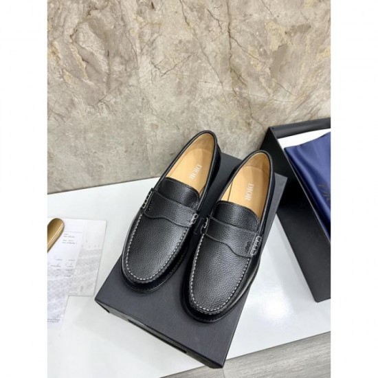 2025 Fall/Winter New DIOR Dior Men's Business Shoes Calm and High Quality Design