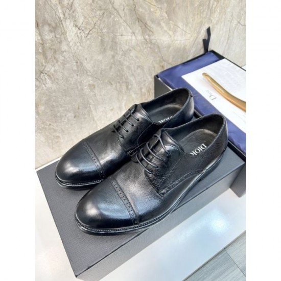 2025FW Men's Business Shoes DIOR Dior Popular Thin and Soft Comfort
