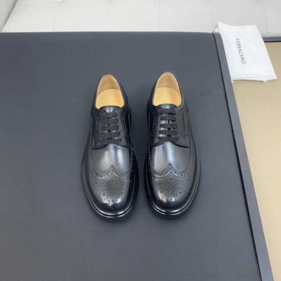 FERRAGAMO Salvatore Ferragamo 2025SS Early Winner Men's Business Shoes