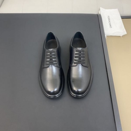 FERRAGAMO Salvatore Ferragamo 2025SS New additions Men's Business Shoes