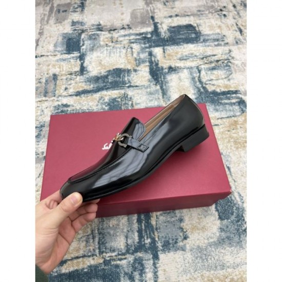 2025 Fall/Winter New Items FERRAGAMO Salvatore Ferragamo Men's Business Shoes New Items with High Ratings
