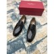 2025 Fall/Winter New Item FERRAGAMO Salvatore Ferragamo Men's Business Shoes Trendy Urban Style