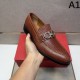 2025 Fall/Winter New Item FERRAGAMO Salvatore Ferragamo Men's Business Shoes Popular No. 1 Gift Item
