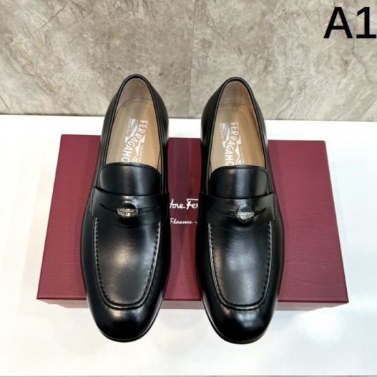 2025 Fall/Winter New Item FERRAGAMO Salvatore Ferragamo Men's Business Shoes Rare New Limited Edition Model