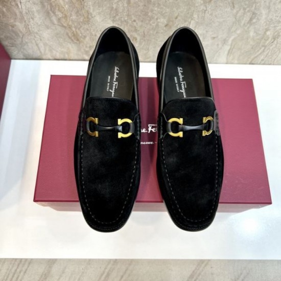 2025 Fall/Winter New Items FERRAGAMO Salvatore Ferragamo Men's Business Shoes New items that are sure to fall in love at first sight