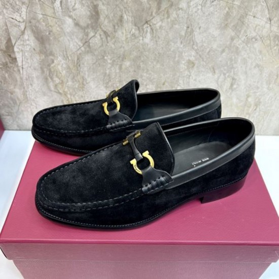 2025 Fall/Winter New Items FERRAGAMO Salvatore Ferragamo Men's Business Shoes New items that are sure to fall in love at first sight