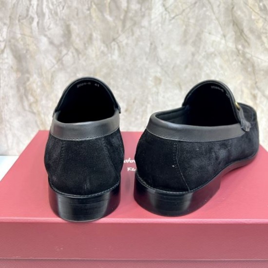 2025 Fall/Winter New Items FERRAGAMO Salvatore Ferragamo Men's Business Shoes New items that are sure to fall in love at first sight