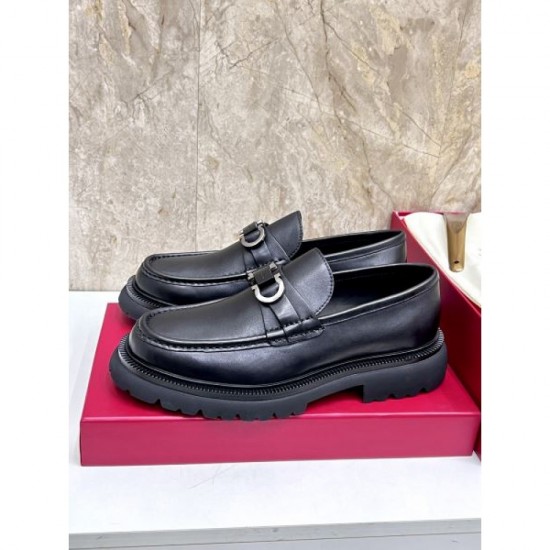 2025FW Men's Business Shoes FERRAGAMO Salvatore Ferragamo A gem that is active in the long season