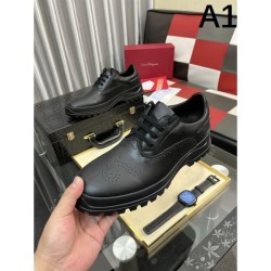 2025FW Men's Business Shoes FERRAGAMO Salvatore Ferragamo Special model only available at stores