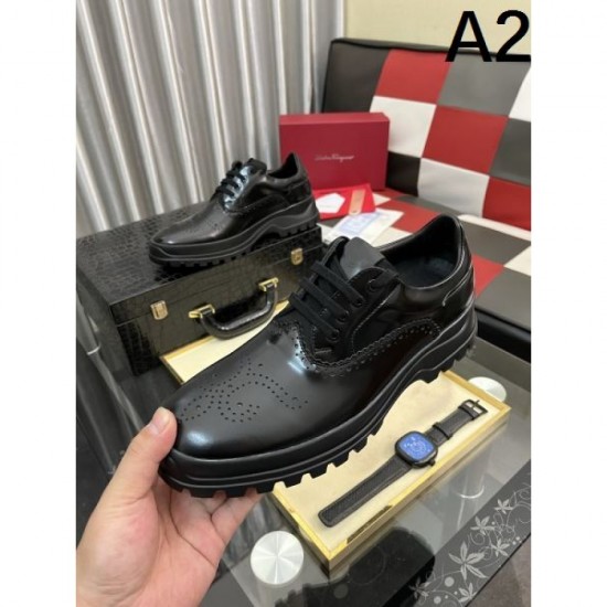 2025FW Men's Business Shoes FERRAGAMO Salvatore Ferragamo Special model only available at stores