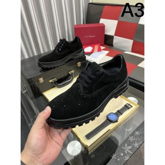 2025FW Men's Business Shoes FERRAGAMO Salvatore Ferragamo Special model only available at stores