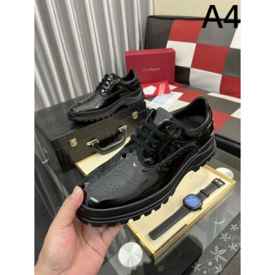2025FW Men's Business Shoes FERRAGAMO Salvatore Ferragamo Special model only available at stores