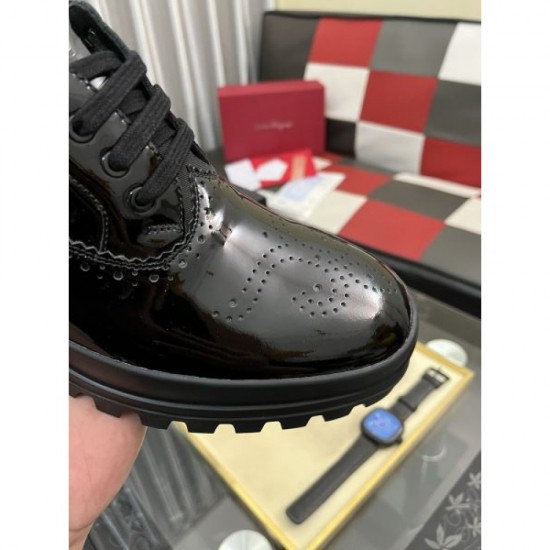 2025FW Men's Business Shoes FERRAGAMO Salvatore Ferragamo Special model only available at stores