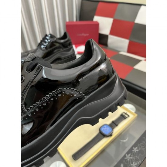 2025FW Men's Business Shoes FERRAGAMO Salvatore Ferragamo Special model only available at stores