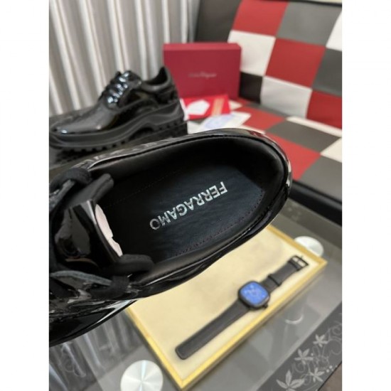 2025FW Men's Business Shoes FERRAGAMO Salvatore Ferragamo Special model only available at stores