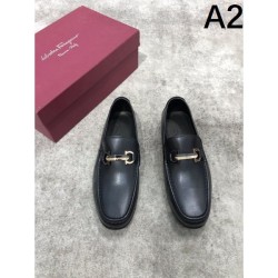 2025FW Men's Business Shoes FERRAGAMO Salvatore Ferragamo Design that draws attention to your feet