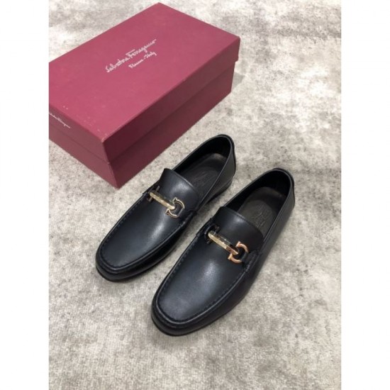 2025FW Men's Business Shoes FERRAGAMO Salvatore Ferragamo Design that draws attention to your feet