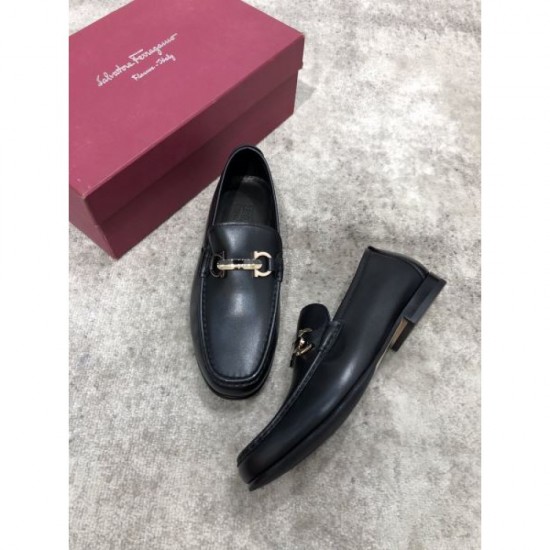 2025FW Men's Business Shoes FERRAGAMO Salvatore Ferragamo Design that draws attention to your feet