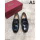 2025FW Men's Business Shoes FERRAGAMO Salvatore Ferragamo Inverted charm suitable for casual wear