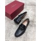 2025FW Men's Business Shoes FERRAGAMO Salvatore Ferragamo Inverted charm suitable for casual wear