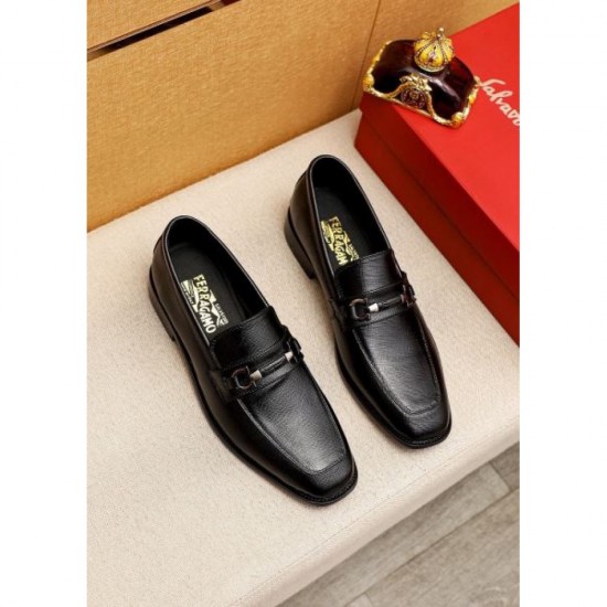 2025FW Men's Business Shoes FERRAGAMO Salvatore Ferragamo New Limited Edition Adult and Elegant Pair