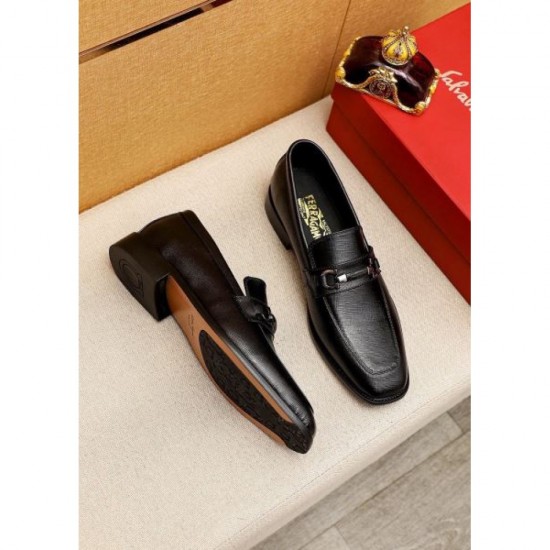 2025FW Men's Business Shoes FERRAGAMO Salvatore Ferragamo New Limited Edition Adult and Elegant Pair