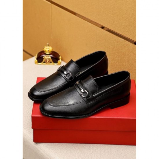 2025FW Men's Business Shoes FERRAGAMO Salvatore Ferragamo New Limited Edition Adult and Elegant Pair