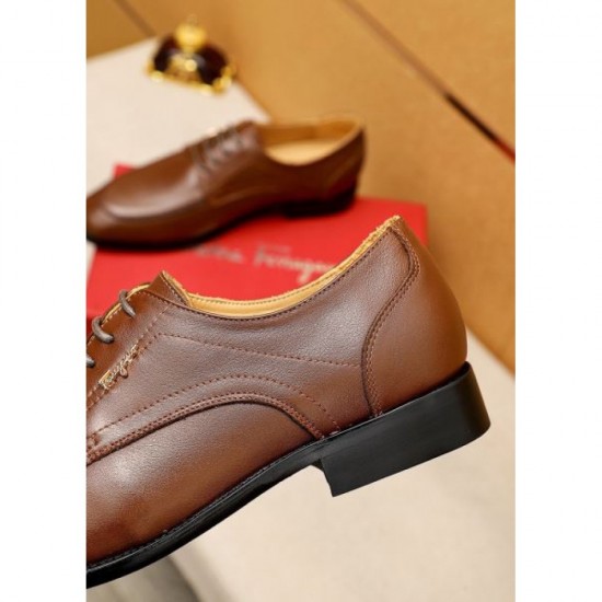 2025FW Men's Business Shoes FERRAGAMO Salvatore Ferragamo Autumn/Winter Limited Sale!