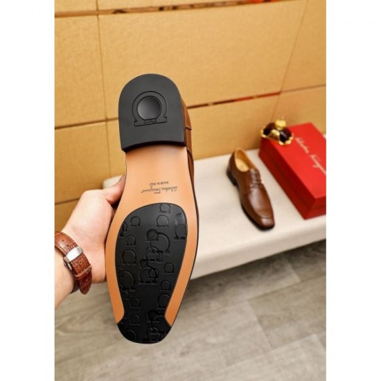 2025FW Men's Business Shoes FERRAGAMO Salvatore Ferragamo Autumn/Winter Limited Sale!