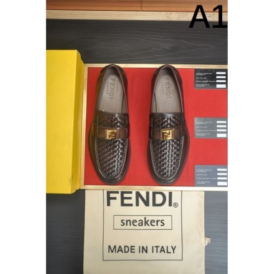 2025FW Men's Business Shoes FENDI Stylish with colors that can be mixed and matched
