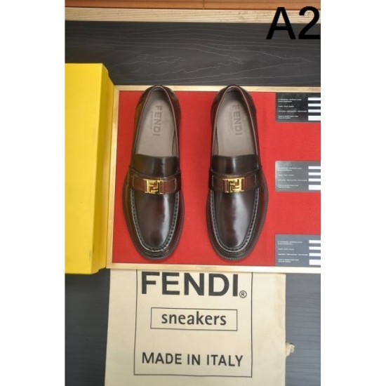 2025FW Men's Business Shoes FENDI Make a difference with new limited edition print