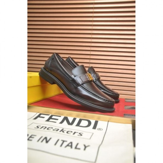 2025FW Men's Business Shoes FENDI Make a difference with new limited edition print