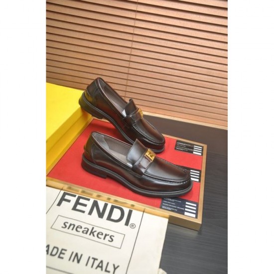 2025FW Men's Business Shoes FENDI Make a difference with new limited edition print
