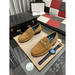 GUCCI Gucci 2025SS New Men's Business Shoes with Excellent Vision
