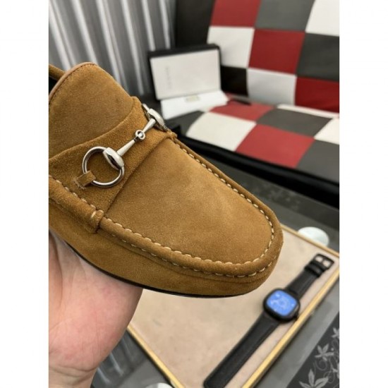 GUCCI Gucci 2025SS New Men's Business Shoes with Excellent Vision
