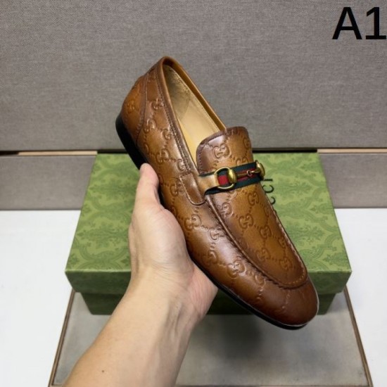 2025 Fall/Winter New GUCCI Men's Business Shoes New Items that are sure to sell out