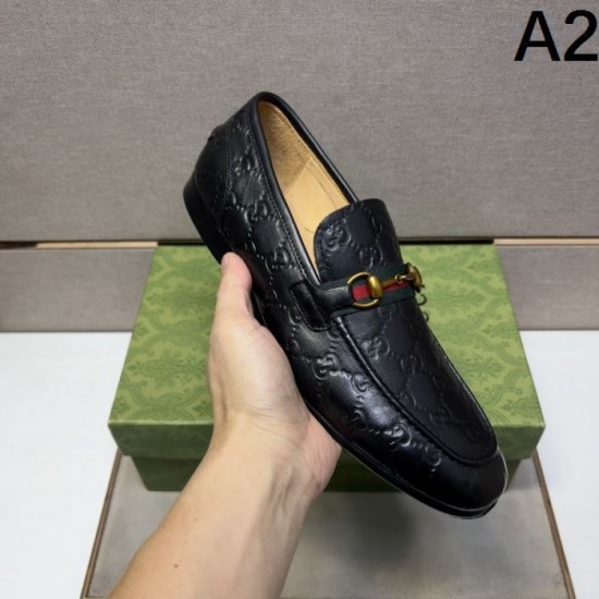 2025 Fall/Winter New GUCCI Men's Business Shoes New Items that are sure to sell out