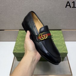 2025 Fall/Winter New GUCCI Gucci Men's Business Shoes Versatile item that can be coordinated with any outfit