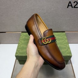 2025 Fall/Winter New GUCCI Gucci Men's Business Shoes Versatile item that can be coordinated with any outfit