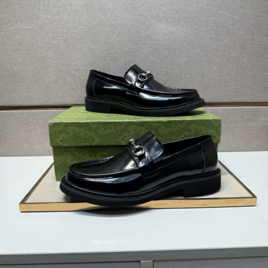 2025 Autumn/Winter New GUCCI Men's Business Shoes Popular Bestseller