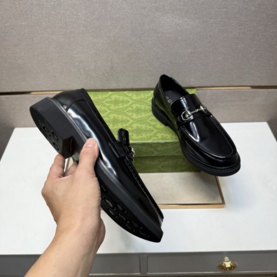 2025 Autumn/Winter New GUCCI Men's Business Shoes Popular Bestseller