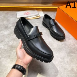 HERMES Hermes 2025SS Trend Style! Men's Business Shoes